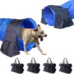 Japard Dog Agility Tunnel Sandbags Durable Polyester Indoor-0