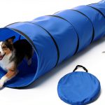 KINETOVOLTA Dog Agility Tunnel Portable Outdoor Training-0