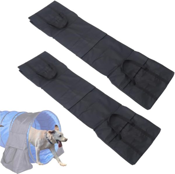 Japard Dog Agility Tunnel Sandbags Durable Polyester Indoor-7