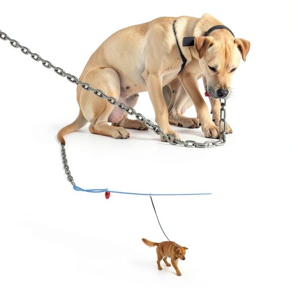 LURLEEZ Dog Run Cable Tangle Free Pulley Large Dogs-4