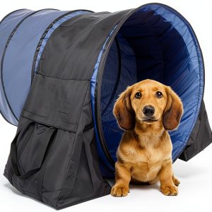Japard Dog Agility Tunnel Sandbags Durable Polyester Design-0