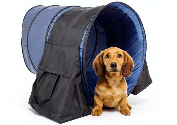 Japard Dog Agility Tunnel Sandbags Durable Polyester Design-0