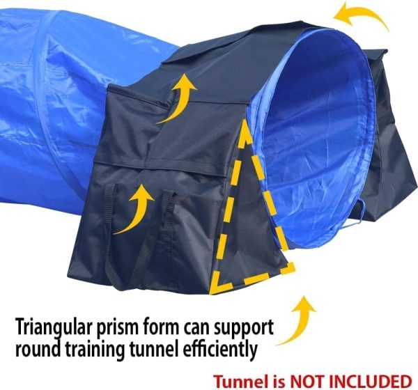 Japard Dog Agility Tunnel Sandbags Durable Polyester Indoor-2