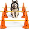 MDTMR Dog Agility Equipment Set Cones Rods Training-0