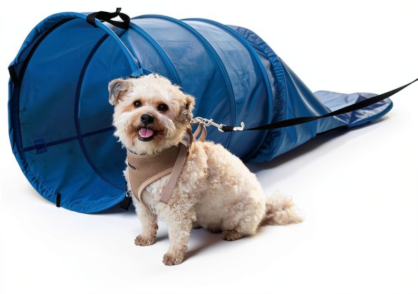 Pacific Play Tents Dog Agility Tunnel Collapsible Durable-1
