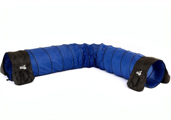 Hoffco Dog Agility Tunnel 16ft Sandbags Secure Training-0