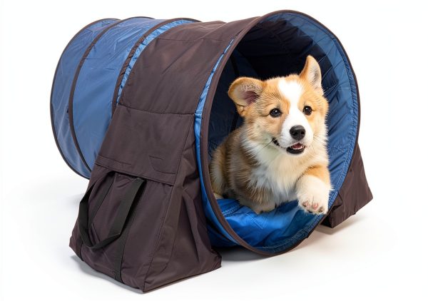Japard Dog Agility Tunnel Sandbags Durable Polyester Design-6