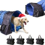 Japard Dog Agility Tunnel Sandbags Durable Polyester Indoor-0