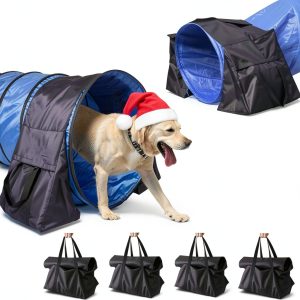 Japard Dog Agility Tunnel Sandbags Durable Polyester Indoor-0