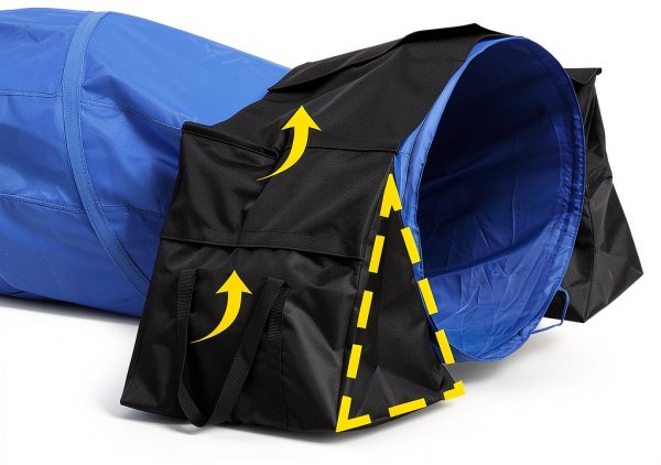 Japard Dog Agility Tunnel Sandbags Durable Polyester Design-2
