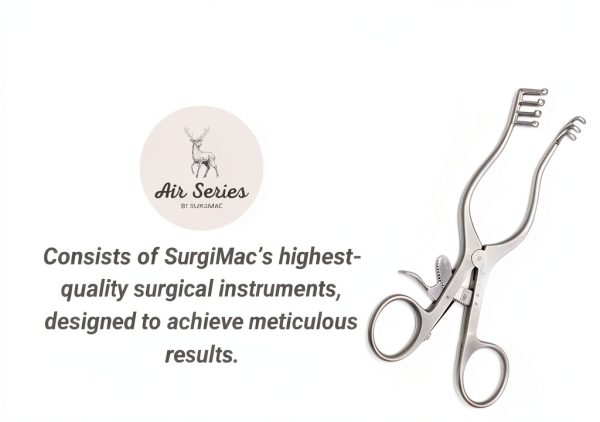 Surgical Retractor Stainless Steel Self-Retaining by SurgiMac Size 6.5-7