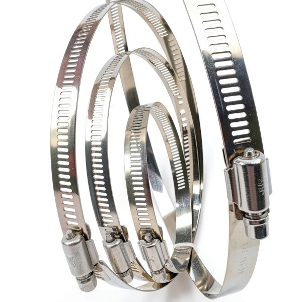 304 Stainless Steel Worm Gear Hose Clamps 20pcs Kit LAZIRO 44-108mm-2