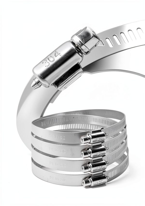 4 Inch 304 Stainless Steel Adjustable Hose Clamp Twdrer 91-114mm-2