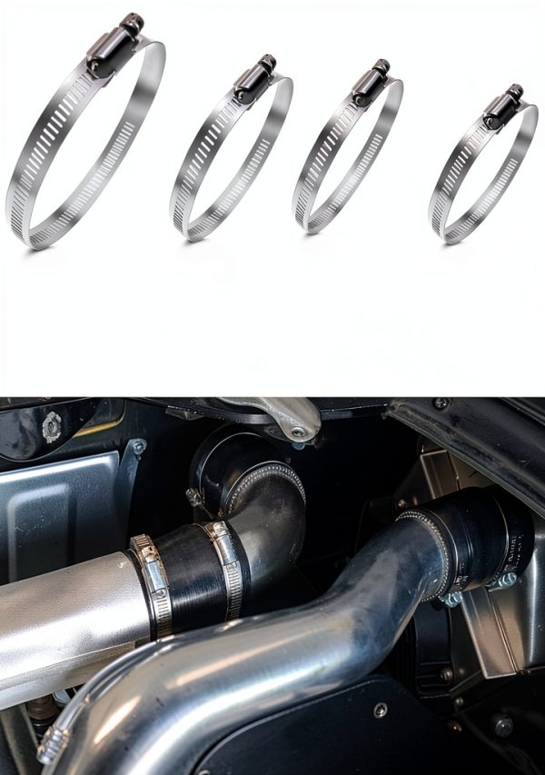 304 Stainless Steel Worm Gear Hose Clamps 20pcs Kit LAZIRO 44-108mm-5